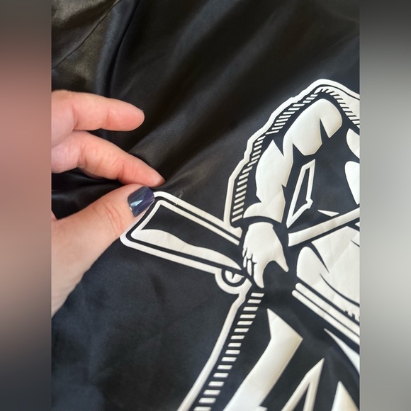 Victoria’s Secret PINK! West Virginia Mountaineers Button-Up Bomber Sport Jacket - Picture 11 of 13